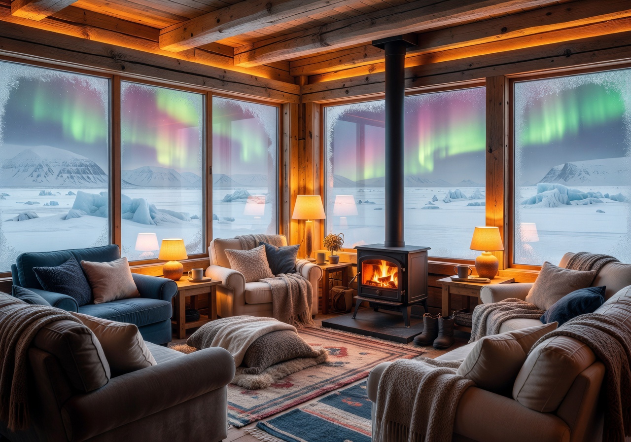 Arctic Light Cozy Lounge