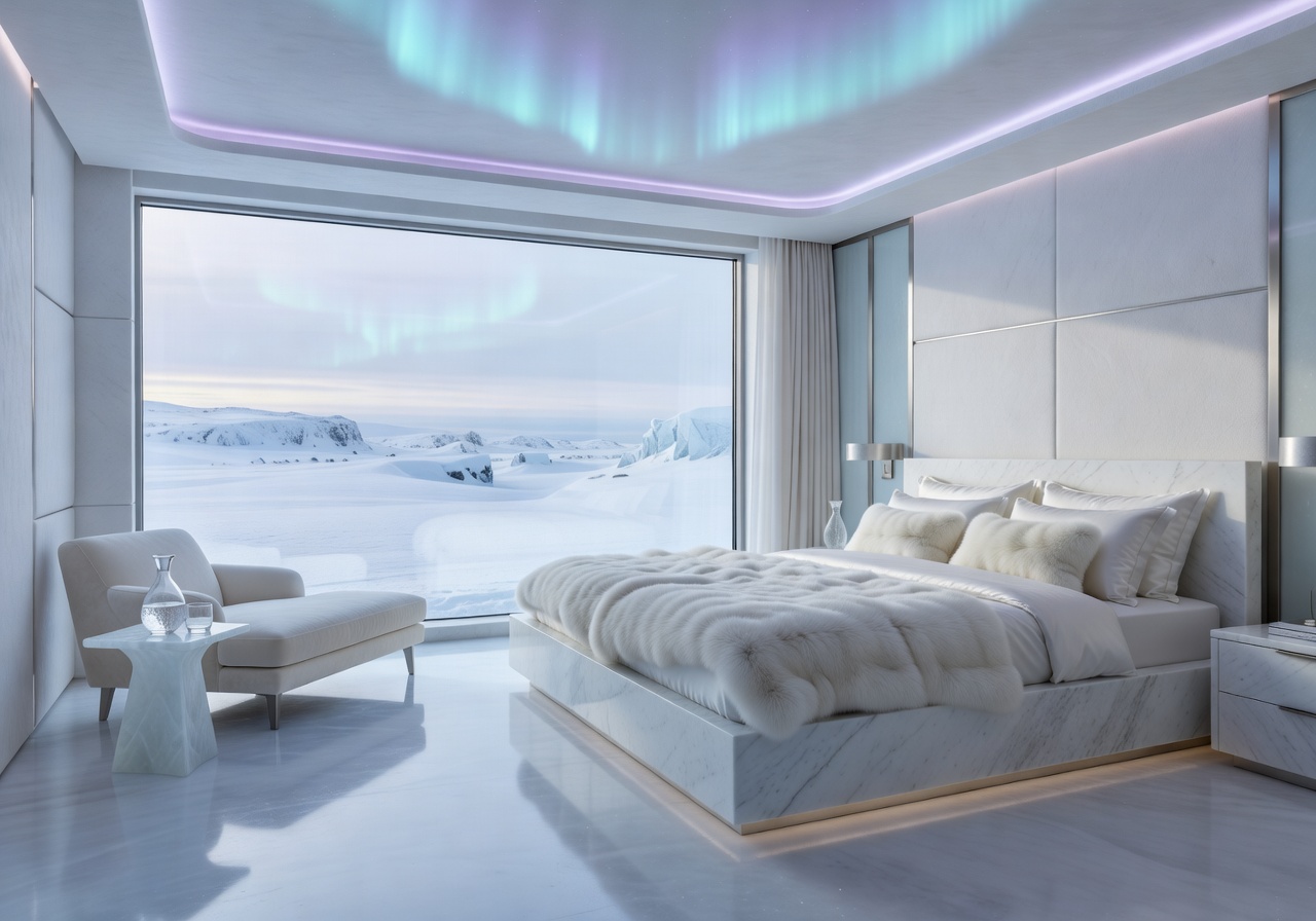 Arctic Light Hotel Snow Luxury Interior